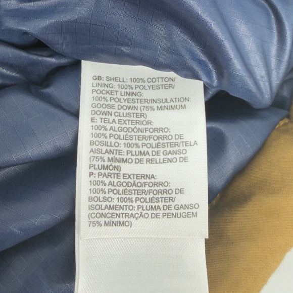 The North Face Puffer Vest Mens Size Medium Brown California Heritage Goose down - Picture 5 of 8